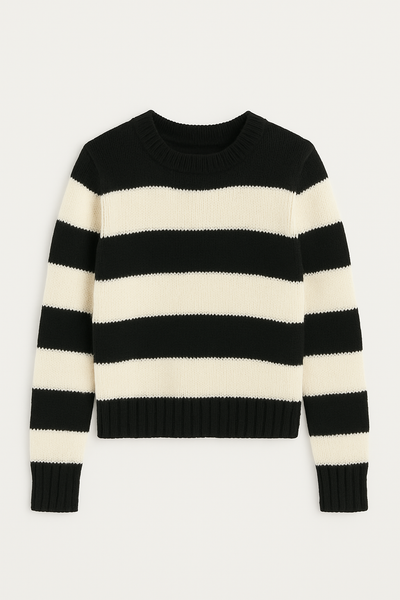 Kristina Striped Wool Sweater