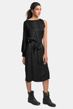 silk one shoulder dress