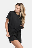 organic cotton black tshirt