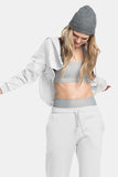 organic cotton white sweatpants