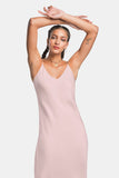 pink slip dress