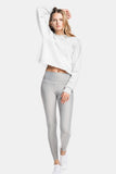 white crop sweatshirt