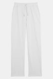 organic cotton white sweatpants