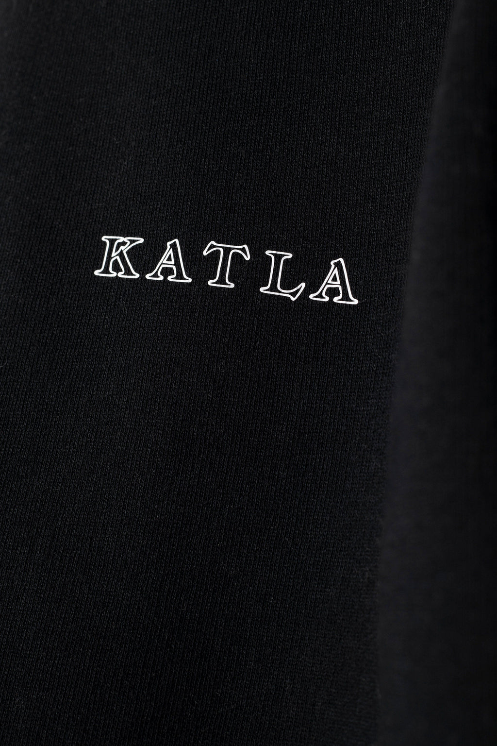 organic cotton black crop sweatshirt