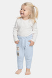 organic cotton blue baby pants